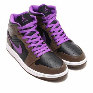 NIKE ナイキ AIR JORDAN 1 MID エアジョーダン DQ8426-215 黒茶紫 27.5cm