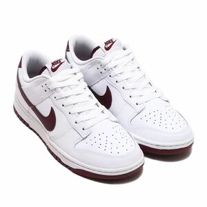 NIKE ナイキ DUNK LOW レトロ 箱付き DV0831-102 ホワイトナイトマルーン 29.5cm