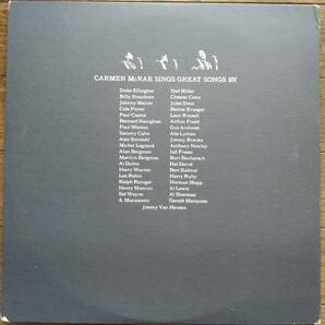 USオリジナル盤【Carmen McRae】 The Great American Songbook (Atlantic SD 2-904) Joe Pass, Jimmy Rowlesなどがバックを務めています！の画像2