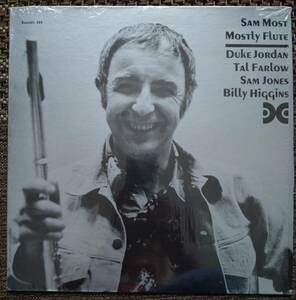 USオリジナル盤【Sam Most】Mostly Flute (Xanadu 133) ラミネート付き美盤：Tal Farlow, Duke Jordan, Sam Jones, Billy Higgins参加