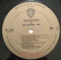 USオリジナル盤【The Guitars Inc.】INVITATION (Warner Bros. 1206) Tommy Tedesco, Howard Roberts等5人のハリウッド凄腕ギタリスト参加_画像3