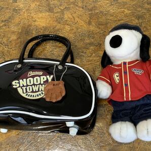 SNOOPY スヌーピーぬいぐるみ 原宿店限定 野球 当時物 の画像1