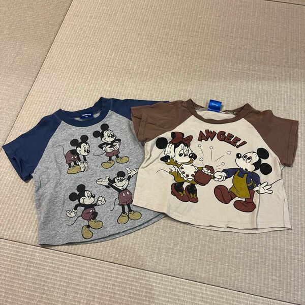 ミッキー　半袖　90サイズ 半袖Tシャツ キッズ Tシャツ 子供服