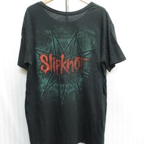 SLIP KNOT スリップノット Tシャツ メンズXL 黒 バンドTシャツ ロックTシャツ ミュージシャンTシャツ 半袖ティーシャツ 04233の画像6
