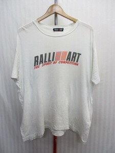 MITSUBISHI 三菱　ラリーアート　Tシャツ　80s90sヴィンテージ　フリーサイズ　メンズ　白Tシャツ　レーシングシャツ　04233