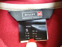 Millet　ミレー　アウトドアウエア　SIZE M　赤系　トラックジャケット　ジャージトップ　アウトドアジャケット　長袖ウエア ブルゾン03294_画像3