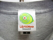 LEMONED　レモネード　バイク柄Tシャツ　メンズM　長袖Tシャツ　ロンT　長袖カットソー　ライダースシャツ　バイカーズシャツ　04101_画像3