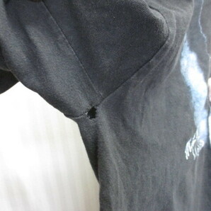 90sヴィンテージ エルビスプレスリー ものまね Tシャツ メンズXL LL 黒 ミミックTシャツ ミュージシャンTシャツ バンドT 04181の画像10