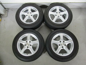 激安即決 中古タイヤホイール4本セット 冬タイヤ 205/60R16 96T+MANARAY 16×6.5J 114.3/5+53 73Φ ノア ヴォクシー ステップワゴン 00207