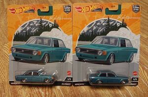 ホットウィールプレミアム '73 VOLVO 142 GL HW 新品 2個セット ボルボ 匿名発送