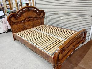  pickup limitation used Italy made melady queen bed frame Delsol wood springs k.-n bed set Ibaraki prefecture 0401 oh 1 M