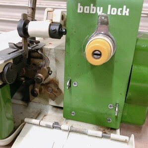 ジャンク JUKI ジューキ baby lock ロックミシン EF-205S フット付き ※針の動き悪い ミシン 裁縫 DIY 部品取り パーツ 0407え4 B2 100 の画像6
