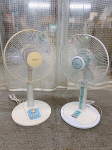  used electric fan 2 piece together ... float KL-901W R30-MH living electric fan pickup welcome Ibaraki prefecture . land Omiya city 0414.1 I12 220