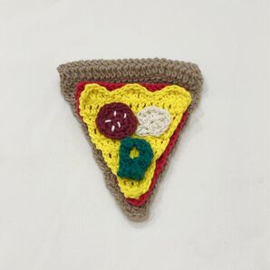 【ハンドメイド】あみぐるみ ピザ 1カット