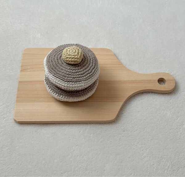 【ハンドメイド】あみぐるみ パンケーキ