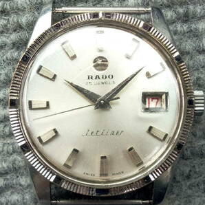 ●訳あり品● RADO Jetliner ラドー ジェットライナー 手巻き自動巻きメンズ腕時計 WATER SEALED エンジンターンドベゼルの画像1