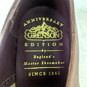 41948C GRENSON グレンソン 125周年記念 アニバーサリーエディション 1991年製 ブラウン系 6.5EF 日本サイズ25.0cmくらい 試着のみの画像4