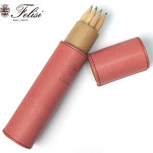 [3.3 ten thousand unused ]Felisi Felisi * collector worth seeing * color pencil & leather case 466/B A. pink genuine article SALE