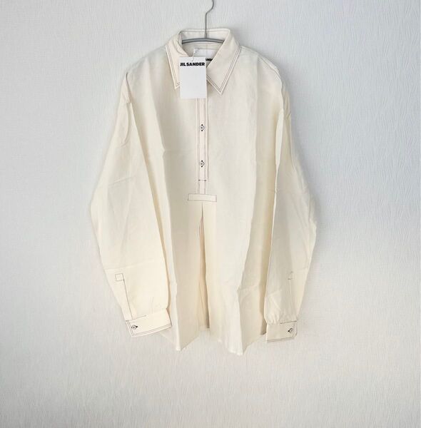 【新品】JIL SANDER ジルサンダー　アイボリー 長袖シャツ