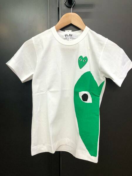 COMME des GARCONS PLAY Tシャツ　白Tシャツ　レディースSサイズ AZ-T61