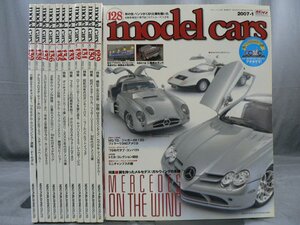 0A3D7　model cars/モデル・カーズ 2007年 12冊揃いセット　NO.128～139　付録欠　ガルウィングのメルセデス/初代トヨタ・セリカ 他