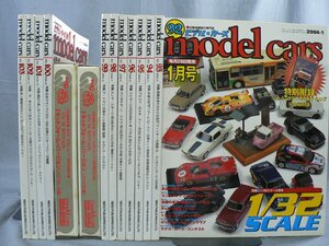 0D3C2　model cars/モデル・カーズ 2004年 12冊揃いセット　NO.92～103　8・9月号のみ付録付　アルファ・ロメオ ティーポ33/デ・トマソ 他