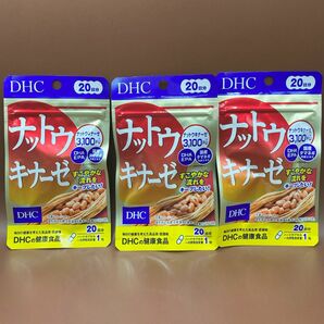 DHC 20日分 ナットウキナーゼ（20粒）x3袋