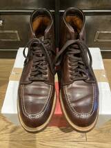 ALDEN オールデン 403 インディ ブーツ ブラウンレザー SIZE 7 1/2 レースアップシューズ_画像4