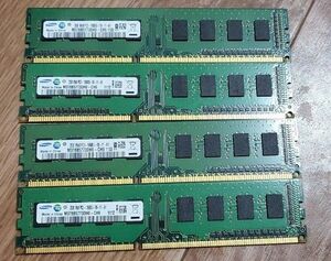 DDR3 2GB×4枚 PC3-10600U ジャンク