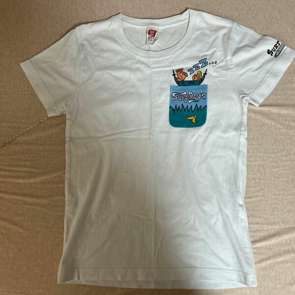 SURF DAYS レディース半袖Tシャツ 白