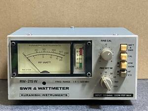 [ operation no problem . with translation ( cigarettes smell equipped )]klanisiRW-215W 1.8~500MHz SWR&POWER total 