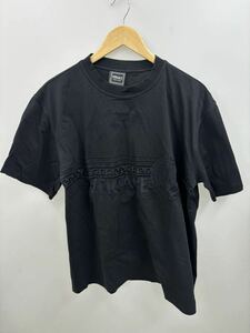 VERSACE JEANS COUTURE ヴェルサーチ ジーンズ 半袖 Tシャツ ブラック ロゴ メデューサ ブラック 黒 ヴィンテージ