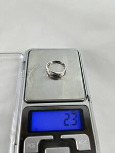 K10 ホワイトゴールド リング 指輪 10号 アクセサリー 2.3g