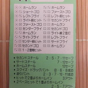 タカラ プロ野球カードゲーム 61年 阪神タイガーズ ランディ・バース（1枚）の画像2