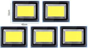  floodlight LED500W 5 pcs. set COB chip white color waterproof IP66 outdoors lighting 