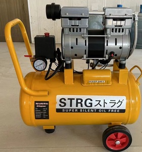 オイルレス エアー コンプレッサー 30L タンク付 静音 1.5KW 2馬力 エアツール AC100V 50/60Hz