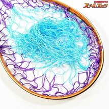 ★☆【ハンドメイド】 渓流用カーブランディングネット タモ網 全長43cm 内径18cm x 30cm 自重90g マス K_100★☆e04344_画像7