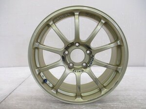 ★ 1本のみ出品 ADVAN Racing RCⅢ ホイール ゴールド 17 × 7J 45 PCD 114.3 (B039075)