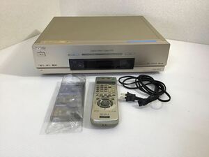 SONY／ソニー　DV&S-VHSダブルビデオデッキ　WV-DR7 動作確認済　純正リモコン付　ミニDVテープのおまけ付　レコーダー