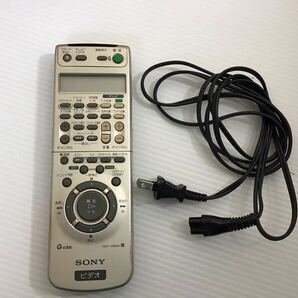 SONY／ソニー DV&S-VHSダブルビデオデッキ WV-DR7 動作確認済 純正リモコン付 ミニDVテープのおまけ付 レコーダーの画像8