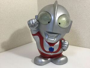 ウルトラマン　貯金箱　RUNA 高33cm 幅23cm 昭和レトロ　ビックサイズ　インテリア　置き物　ソフビ　フィギュア