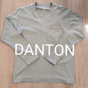 DANTON(ダントン) ロングスリーブクルーネックポケットTシャツ#JD-9077