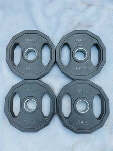 WILD FIT ワイルドフィット オリンピックプレート 50φ 50mm 5kg×4枚 合計20kg 