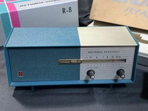 昭和レトロ ナショナルパナソニック パナペット トランジスタラジオ R-8 デッドストック美品 企業記念品