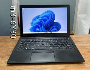 タッチパネル・TOSHIBA dynabook R82/B・Core m3-6Y30・メモリ4GB・SSD128GB・カメラ・HDMI・Type-C・Windows 11 Pro・Office2021・[B21]