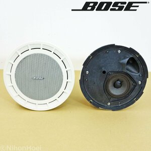 難あり/片方にグリル無し、破れあり ◆ BOSE 111TR 埋込み型 ハイ・インピーダンス スピーカーシステム ◆ ペア 連番 2007年製