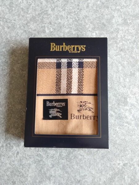 未使用　Burberrys　Burberry　バーバリー　ハンカチ