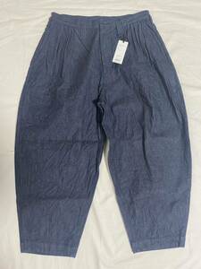  новый продукт 24SS PORTER CLASSIC Classic Denim BEBOP PANTS бибоп брюки 