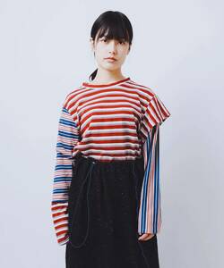 O in T オーインティ border L/S tee ボーダー柄レイヤーデザインカットソー bedsidedrama stof