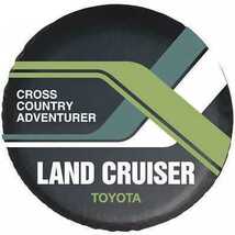 新品高品質 ランドクルーザー landcruiser TOYOTA 背面タイヤ スペアタイヤカバー 265/70R16 265/65R17 直径75㎝～79㎝タイヤ汎用_画像1